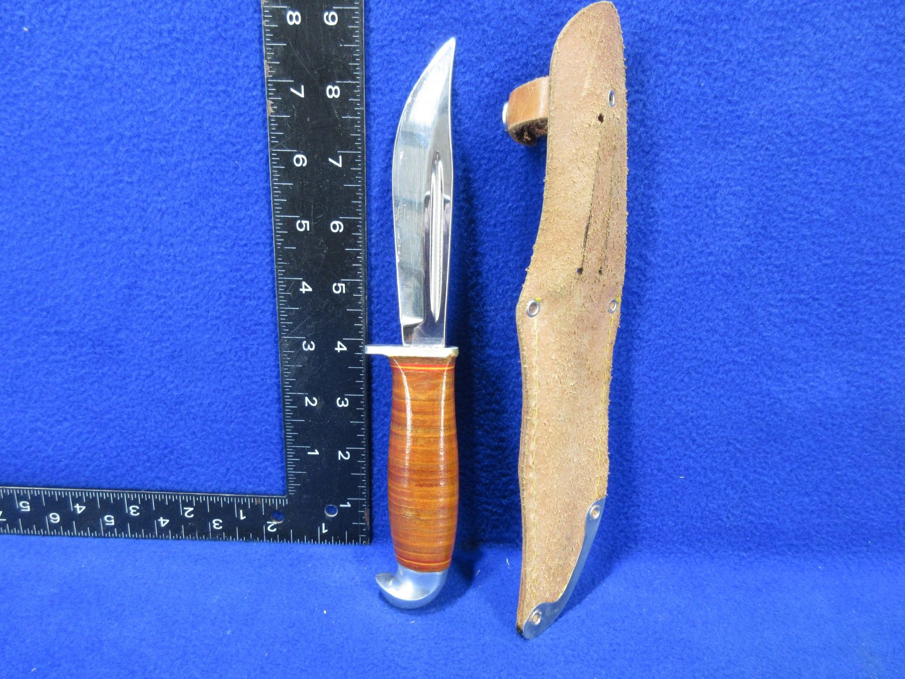 Fixed Blade Knife Made in Finland With Leather Sheath
