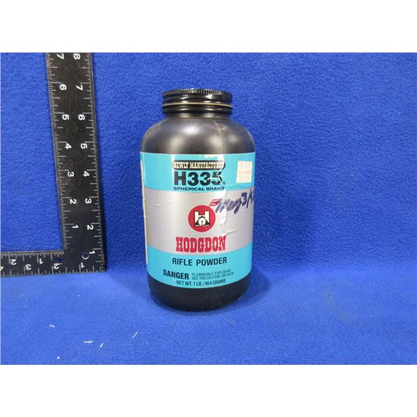 Hodgdon H335 Rifle Powder - 290 grams including tub