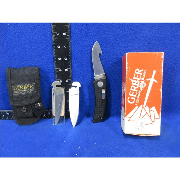 Vintage Gerber Bolt Action Exchange 3 Blade Folding Knife