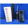 Image 2 : Buck Folding Knife # 500 with Sheath & Original Box