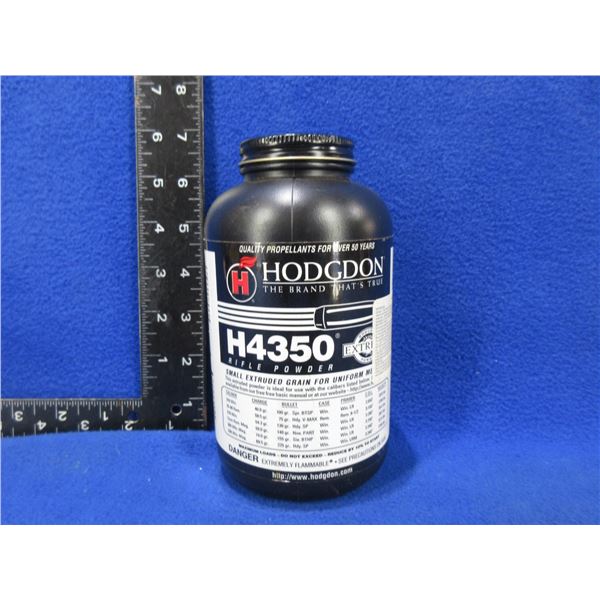 Hodgdon H4350 Rifle Powder - 116 grams including tub