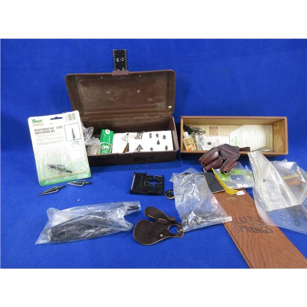 Lot of Misc. - Archery Supplies - 2 Boxes