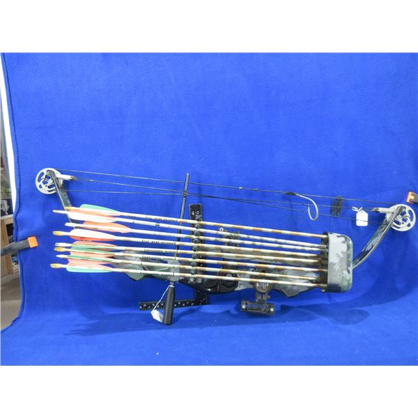 PSE Fire-Flite Express Compound Bow with Quiver & Arrows