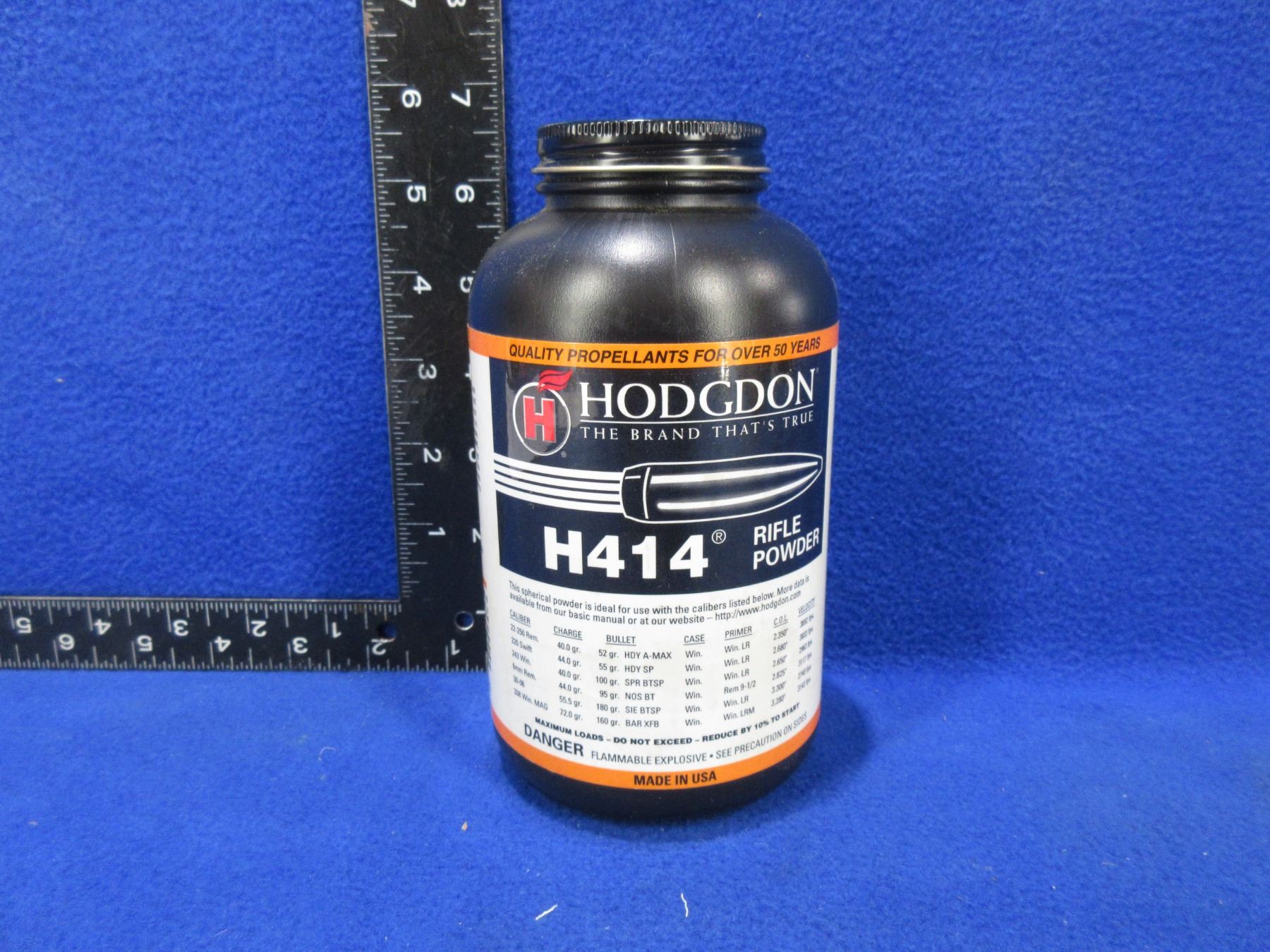 Hodgdon H414 Rifle Powder - 308 grams including tub