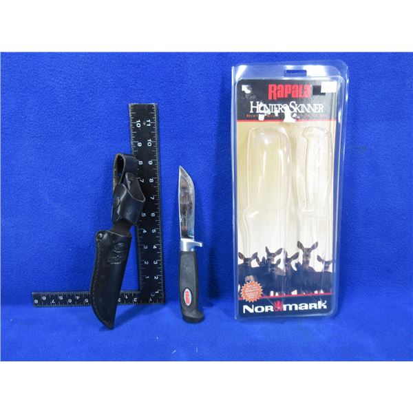 Normark Rapala Hunters Skinner Knife with Leather Sheath