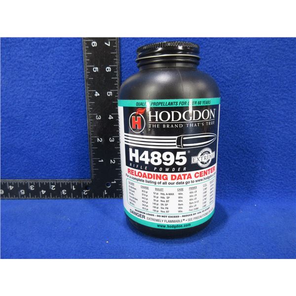 Hodgdon H4895 Rifle Powder - 362 grams including tub