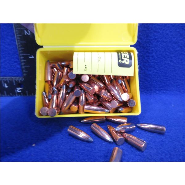 25 Cal. .257" 87gr Spitzer SP Speer Bullets - Box of 100