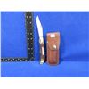 Image 1 : Old Timer Locking Blade Folding Knife with Leather Sheath