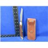 Image 2 : Old Timer Locking Blade Folding Knife with Leather Sheath