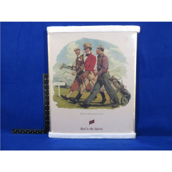 Johnnie Walker Golfing Picture - Red is the Spirit