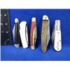 Image 1 : 5 Folding Pocket Knives - 2 are Damaged