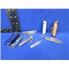 Image 1 : 7 Miniature Folding Pocket Knives - 1 is Damaged