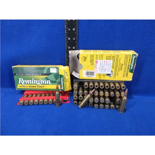 243 Win. Reloads - 35 Cartridges + 15 Brass