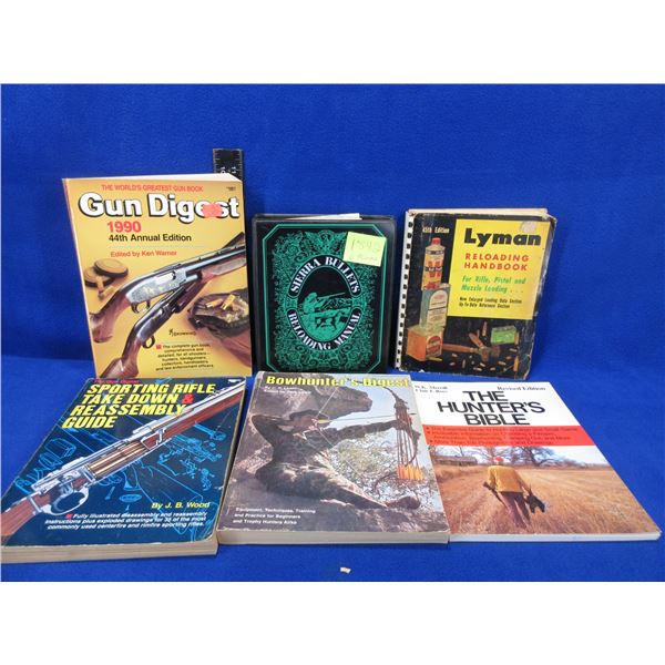 6 Books - Bowhunter's Digest, The Hunter's Bible