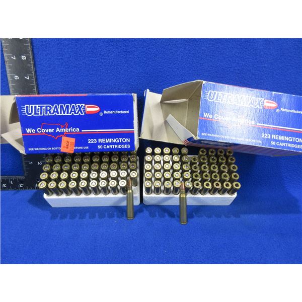 223 Rem. 55gr SP Ultramax Cartridges
