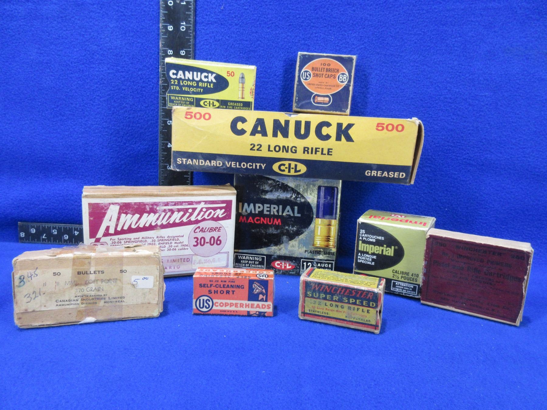 10 Assorted Empty Collector Ammo Boxes