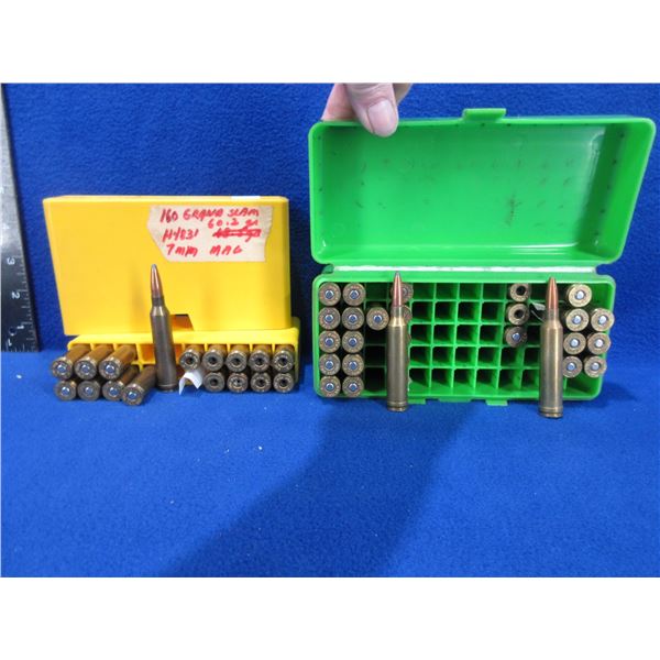 7MM Rem. Mag Reloads - 28 Cartridges + 17 Brass