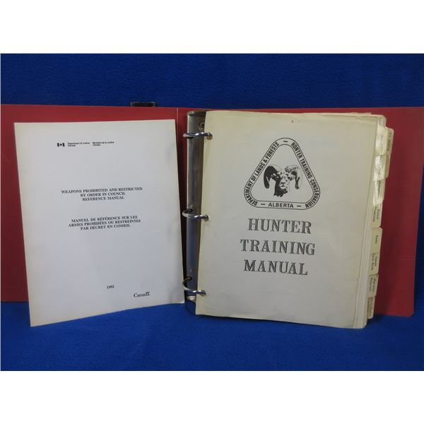 2 Books - Alberta Hunter Training-Conservation,