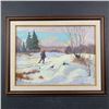 Image 1 : Frank E. Cavell's "Winter Stroll" Original