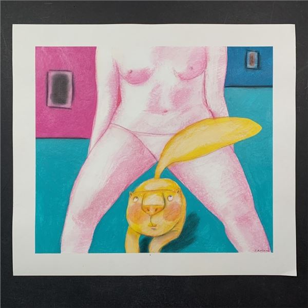 Jerzy Kolacz's "Straddling Kitty" Original