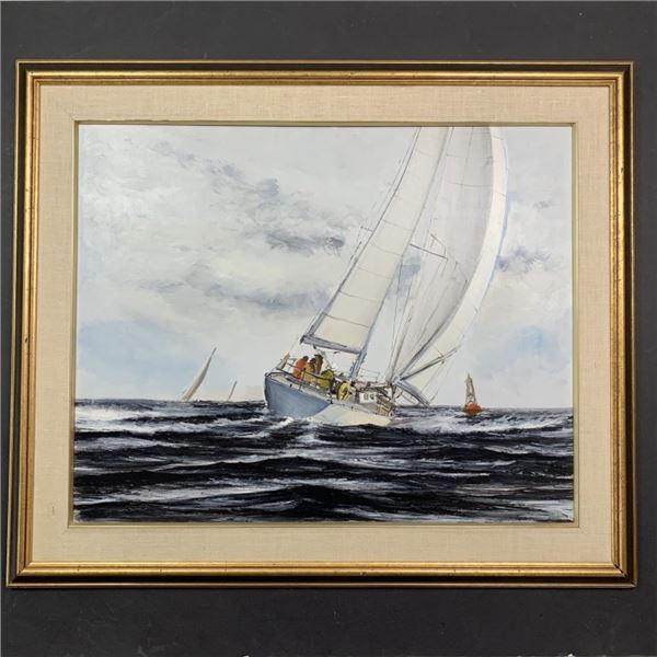 Ross McCulloch's "Sailing in the Harbour" Original