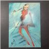 Image 1 : Pavlenin's "Violinist" Original Painting on Paper