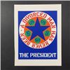 Image 1 : Robert Indiana's "A Divorced Man Has Never Been The President" Limited Edition Serigraph
