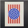 Image 1 : Robert Indiana's "New Glory Banner 1" Limited Edition Serigraph