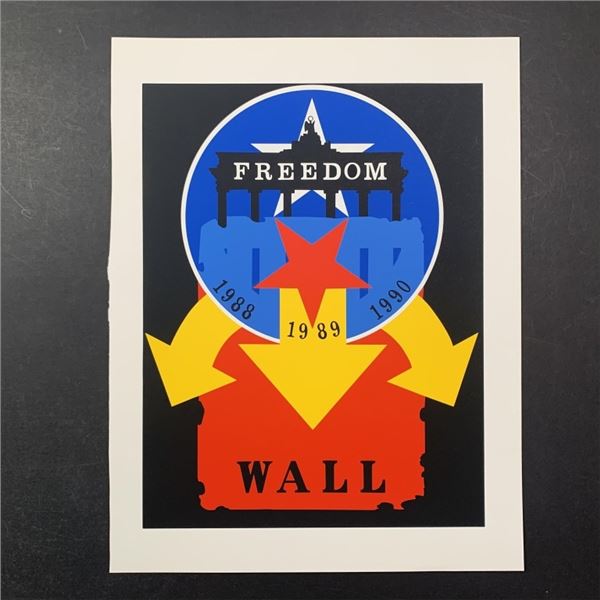 Robert Indiana's "The Wall" Limited Edition Serigraph