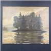 Image 1 : Richard Stipl's "North Swan Lake" Original Landscape on Canvas