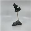 Image 4 : Joe Poodlat's "Bird on Base" Original Inuit Carving