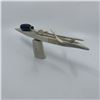 Image 2 : Leo Uttaq's "Antler Kayak with Paddle & Harpoon" Original Inuit Carving