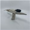 Image 6 : Leo Uttaq's "Antler Kayak with Paddle & Harpoon" Original Inuit Carving