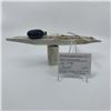 Image 9 : Leo Uttaq's "Antler Kayak with Paddle & Harpoon" Original Inuit Carving