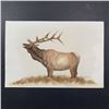 Image 1 : H. Gunter's "Moose Call" Original Print