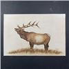 Image 1 : H. Gunter's "Moose Call" Original Print