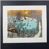 Image 1 : Kay Ameche's "Walden Pond in Winter" Limited Edition Print
