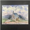 Image 1 : L. Marton's "On the Way to Lunenberg - St. James Anglican Church" Original Print