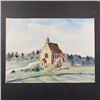 Image 1 : L. Marton's "On the Way to Lunenberg - St. James Anglican Church" Original Print