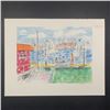 Image 1 : Pat Berger's "Fishing Dock" Limited Edition Print