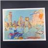 Image 1 : Wayne Ensrud's "Manhattan View from Governor’s Island I" Limited Edition Print