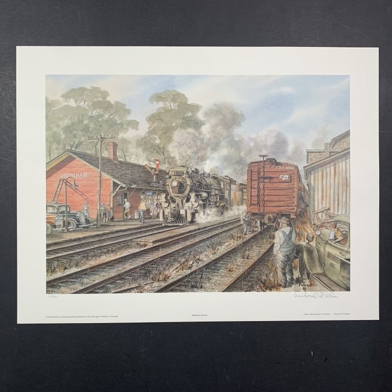 Wentworth Folkins' "Markham Station" Limited Edition Print