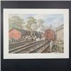Image 1 : Wentworth Folkins' "Markham Station" Limited Edition Print
