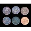 Image 1 : CANADA TOKENS PEI, Half Cents Ships & Colonies. A Lot of 6 Fine-Very Fine