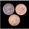 Image 2 : CANADA TOKENS NS Half Cent NS-1 1840-1843. A Trio of Cleaned Pieces