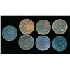 Image 2 : CANADA TOKENS Halfpenny LC-2A. A Mixed Lot of 7 Lower Canada Bank Pieces