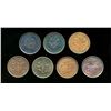 Image 1 : CANADA TOKENS. A Lot of 7 Lower Canada Mixed Bouquet Sous F-VF+