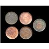 Image 1 : CANADA TOKENS. A Lot of 5 Bouquet Sous Very Good-Very Fine
