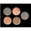 Image 2 : CANADA TOKENS. A Lot of 5 Bouquet Sous Very Good-Very Fine