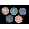 Image 2 : CANADA TOKENS Half Cents, 5 Wellington WE-2A2 Varieties Fine-Very Fine